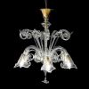 Lampadario veneziano cristallo a 6 luci Adda